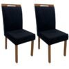 Conjunto Cadeiras Isa 2 unidades - Cinamomo/Preto
