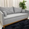 Sofá 2 lugares Lisboa Living 1.80m - Cinza Linho