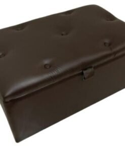 Recamier Baú Solteiro - Marrom Corino