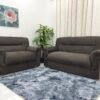 Conjunto de sofá 2 x 3 lugares REF 5014 - Marrom