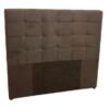 Cabeceira Silas Queen - Marrom Suede