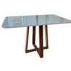 Mesa de Jantar Bali 90x0.90 - Mel/Off White