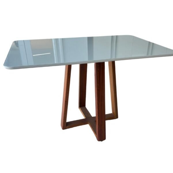 Mesa de Jantar Bali 90x0.90 - Mel/Off White