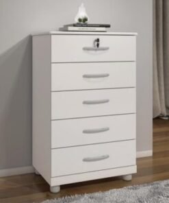 Cômoda 5 gavetas Ref.: 013 - Branco