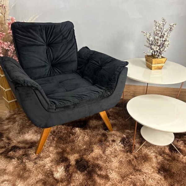 Poltrona Luna Innove - Preto Veludão