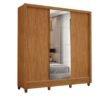 Guarda-Roupa Dubai Plus c/ espelho 3 portas e 3 gavetas - Cinamomo