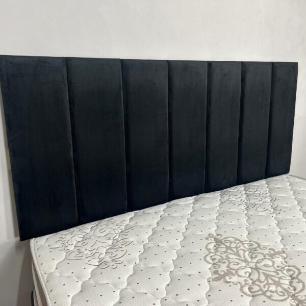 Cabeceira Clean Casal - Preto Veludo