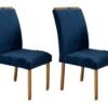 Conjunto Cadeiras Califórnia 2 unidades - Cinamomo/Azul