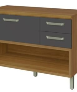 Balcão de Cozinha Princesa 1,20 -  Freijo/Grafite