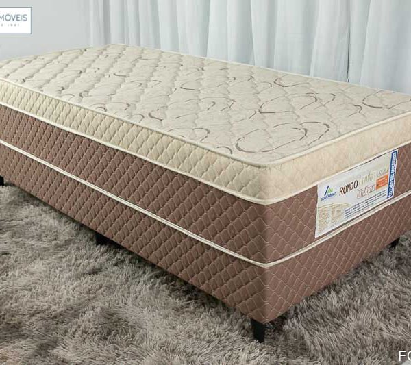 Cama Box Solteiro Rondoconfort Ortopédico D33 Selada - Rondomóveis