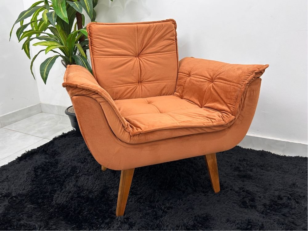 Poltrona Luna Innove - Terracota Veludão