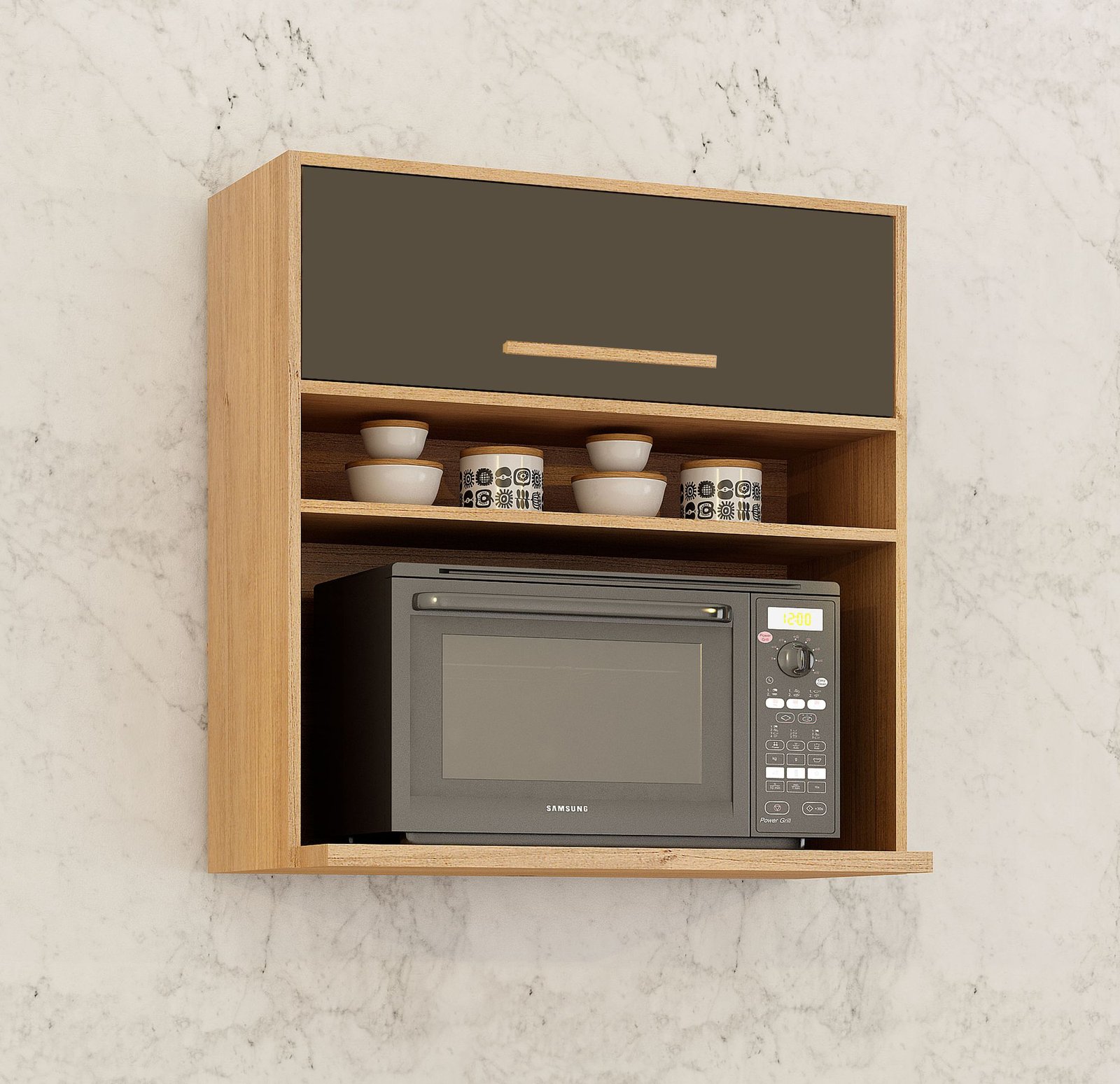 Aereo Microondas Salvador - Cinamomo/Grafite