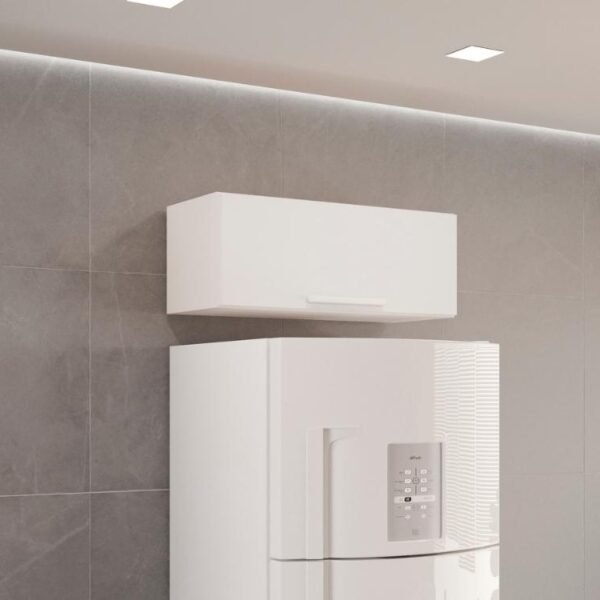 Armário de Cozinha Aéreo Geladeira New Valência - Branco