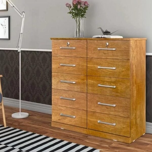 Cômoda 10 gavetas com chave Ref.: 06 - Cinamomo