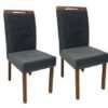 Conjunto Cadeiras Isa 2 unidades - Cinamomo/Cinza