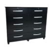 Cômoda 10 gavetas com chave Ref.: 06 - Preto