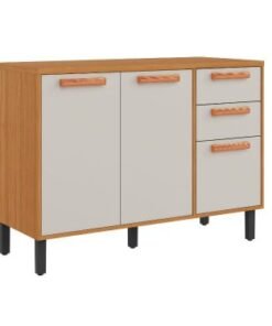 Balcão de Cozinha Nápoles 1,20m - Cinamomo/Off White