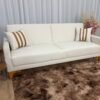 Sofa Cama Luizi 2.09m - Bege Linho