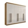 Guarda-Roupa Da Vinci Plus 6 portas e 6 gavetas - Cinamomo /Off White