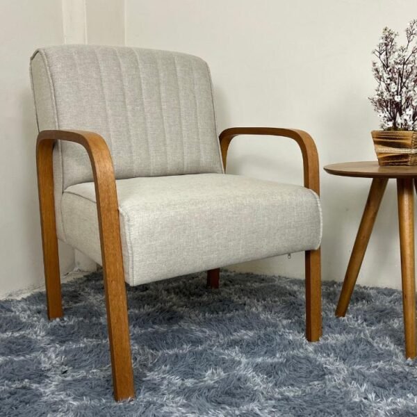 Poltrona Vênus - Cappuccino Linho