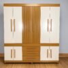 Guarda-Roupa Bem Te Vi 10 Portas 3 Gavetas - Cinamomo/Off White