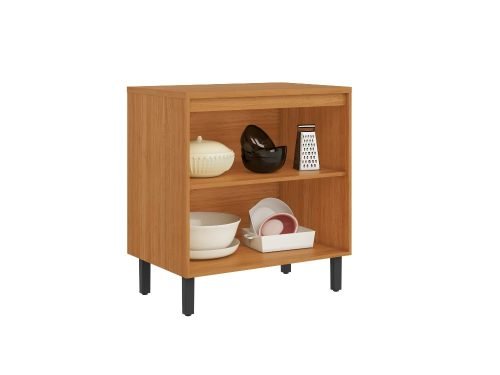 Balcão de Cozinha Nápoles 0,80m - Cinamomo/Off White - Imagem 2