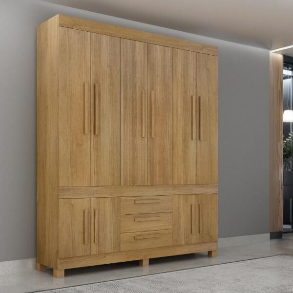 Guarda-Roupa Bem Te Vi 10 Portas 3 Gavetas - Cinamomo
