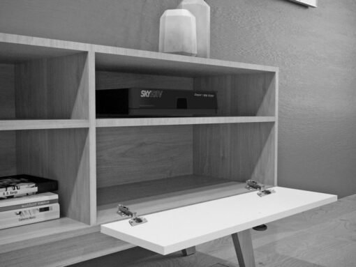 Rack Houston 50" - Off white/Cinamomo - Imagem 2