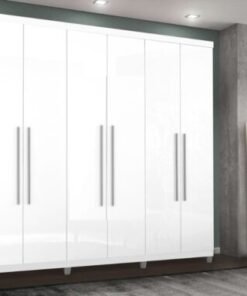 Guarda-Roupa Porto Bello Plus 6 portas - Branco