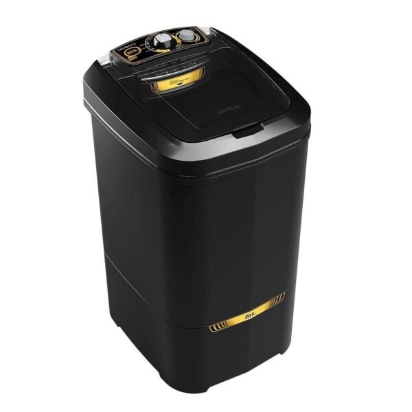 Lavadora Semi-automática 20,5kg Newmaq 127V 60hz - Preto