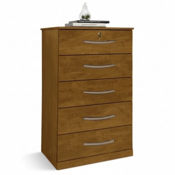 Cômoda 5 Gavetas Vane 013 Larg. 0.60m Cinamomo JL Móveis.