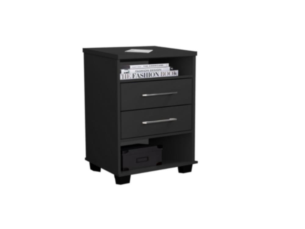 Mesa de cabeceira Valente - Preto - Imagem 2