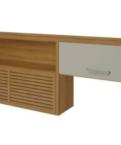 Armário de Cozinha Aéreo Princesa 2 portas Nicho 2,00 - Freijo/Off White