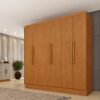 Guarda-Roupa Bariloche 6 Portas TCIL - Cinamomo