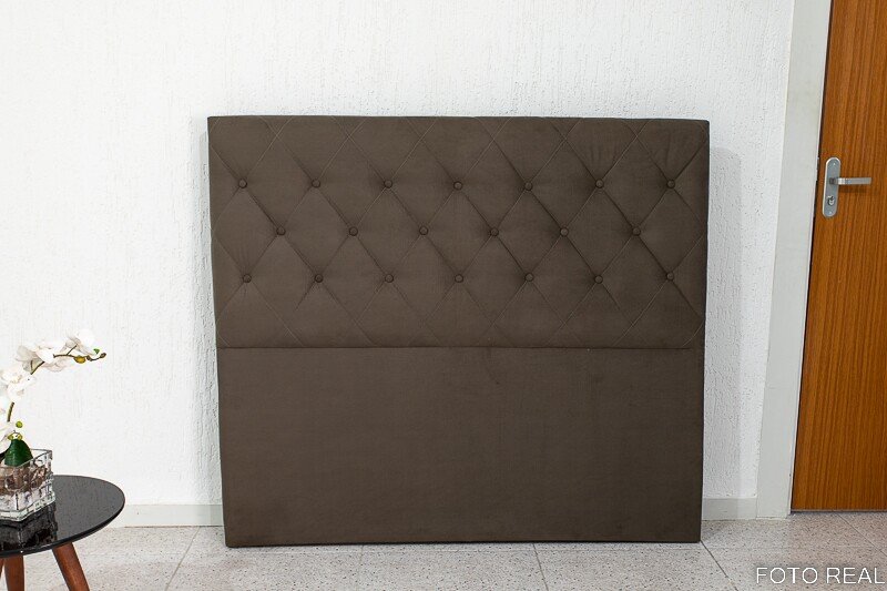 Cabeceira Casal Rio Sued Marrom Larg. 1.40m - Imagem 3