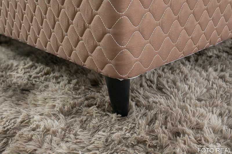 Roupeiro Casal Athenas Nature/Off 3 Portas 9 Gavetas C/ 1 Espelho e Pés 100% MDF Larg. 1.80m - Bianchi + Cama Box Casal Ortopédico Rondoconfort D33 - Rondomóveis - Imagem 10