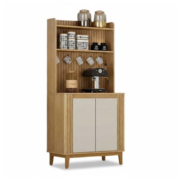 Cantinho do Café Mantiqueira Larg. 0.70m Cinamomo/Off C/ 2 Portas - Valdemóveis