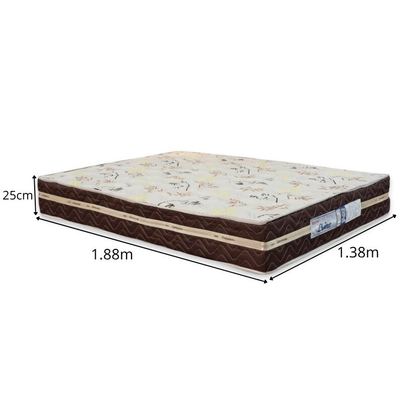 Colchão Casal Livina Molas Ensacadas 138x188x25 Orthoside | Suporta até 220kg - Imagem 3