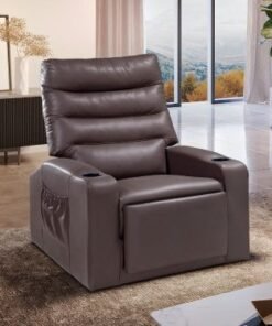 Poltrona do Papai Siena Reclinável - Marrom Courino