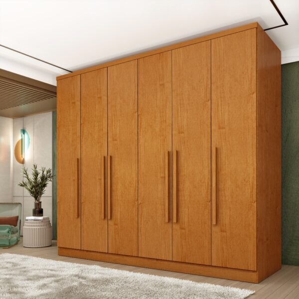 Guarda-Roupa Veneza 6 Portas Tcil  - Cinamomo