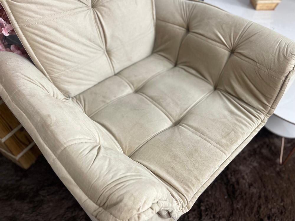 Poltrona Luna Innove - Bege Veludão - Imagem 3