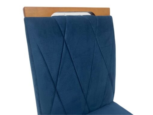 Conjunto Cadeiras Isa 2 unidades - Cinamomo/Azul - Imagem 2