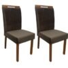 Conjunto Cadeiras Isa 2 unidades - Cinamomo/Marrom
