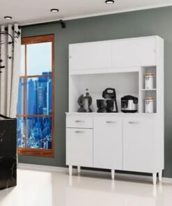 Armário Kit Cozinha Duda 1,20 - Branco