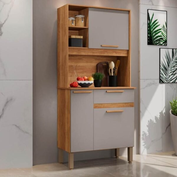 Kit Cozinha Lia Cinamomo/Off Larg. 0.83m Sallêto