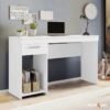 Mesa Office NT 2070 Larg. 1.08m Branco 1 Gaveta - Notável