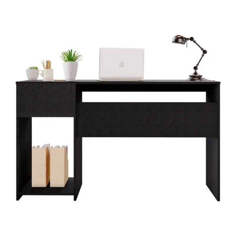 Mesa Office NT 2070 Larg. 1.08m Preto 1 Gaveta - Notável - Imagem 5