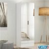 Multiuso Sapateira Maricá Premium Branco 2 Portas C/Espelho Larg. 0.54m - Carioca