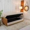 Sofá Cama Ipanema Baú Linho Bege 2274 Larg. 2.05m