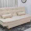 Sofá Cama Premium Linho Bege 2305 Larg. 1.80m